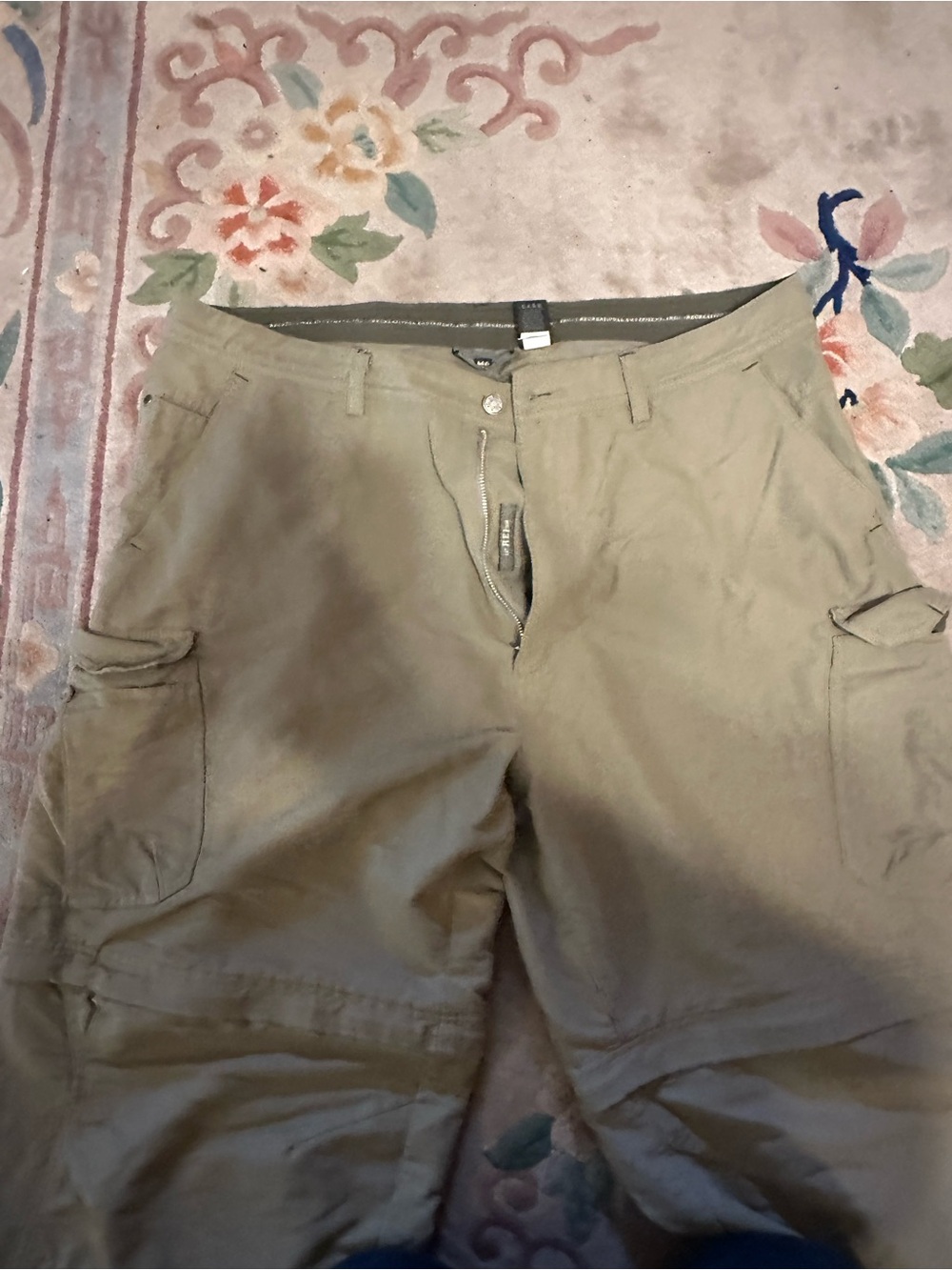 REI Men's Olive Green Hiking Pants/Shorts 40x30 Nice hiking convertible pants
